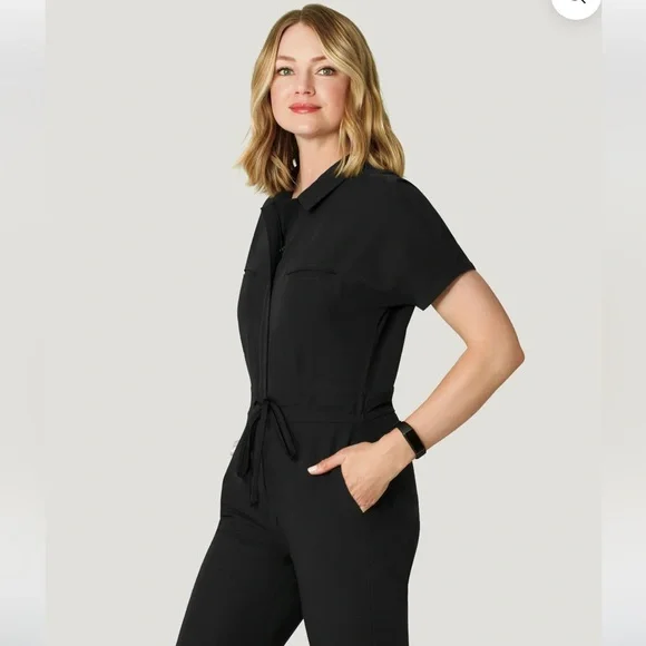 Mandala Women's Scrub Jumpsuit - Picture 2 of 14